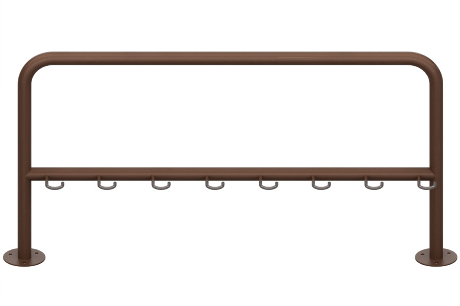 Rollerállvány 8 személyes, 150 cm, színes