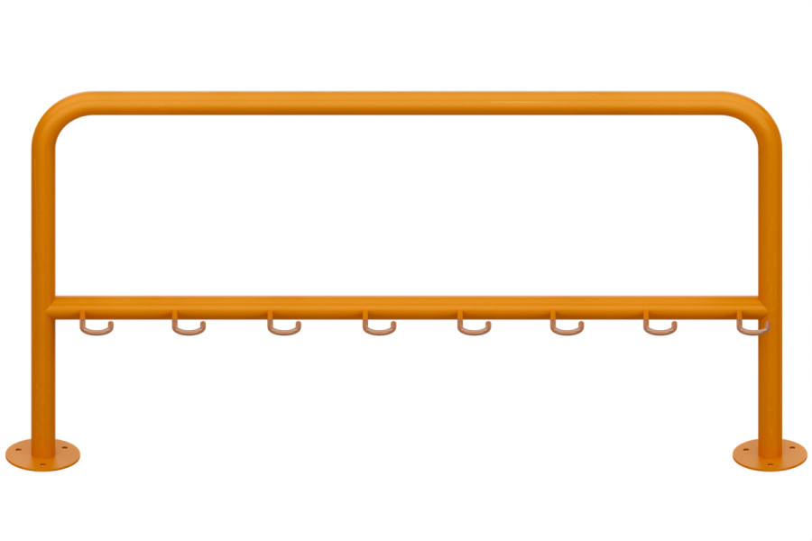 Rollerállvány 8 személyes, 150 cm, színes