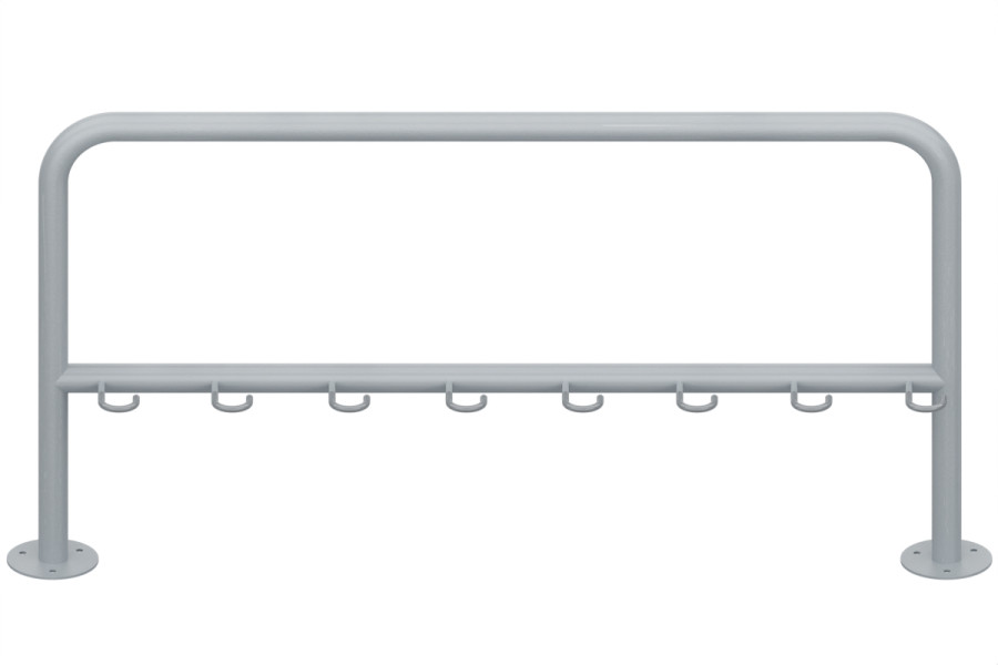 Rollerállvány 8 személyes, 150 cm, színes