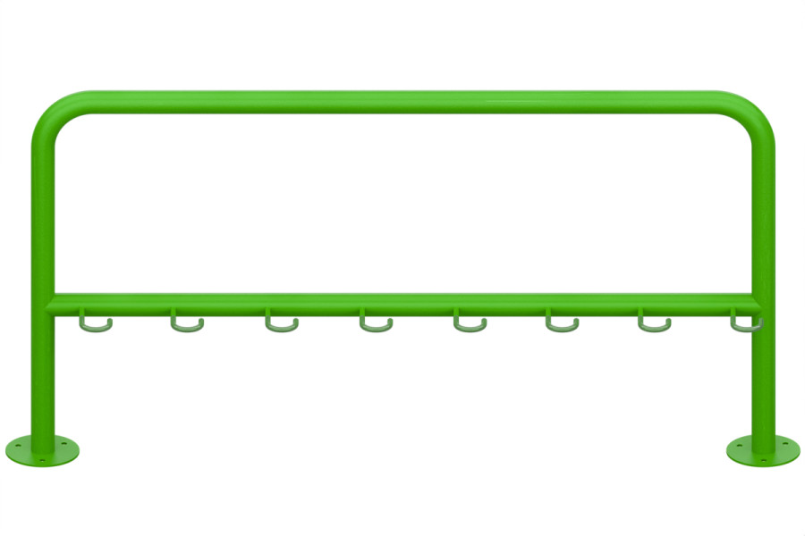 Rollerállvány 8 személyes, 150 cm, színes