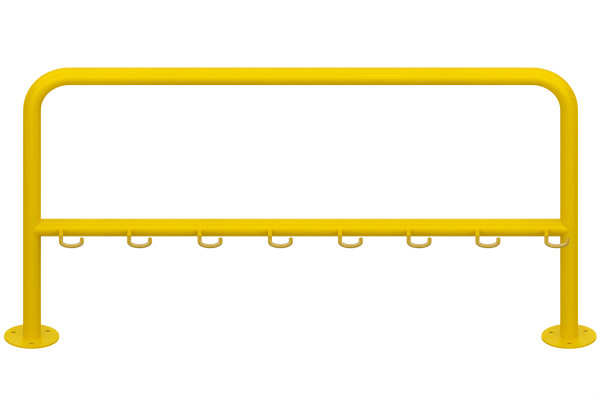 Rollerállvány 8 személyes, 150 cm, színes