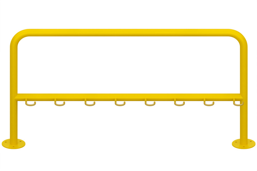 Rollerállvány 8 személyes, 150 cm, színes