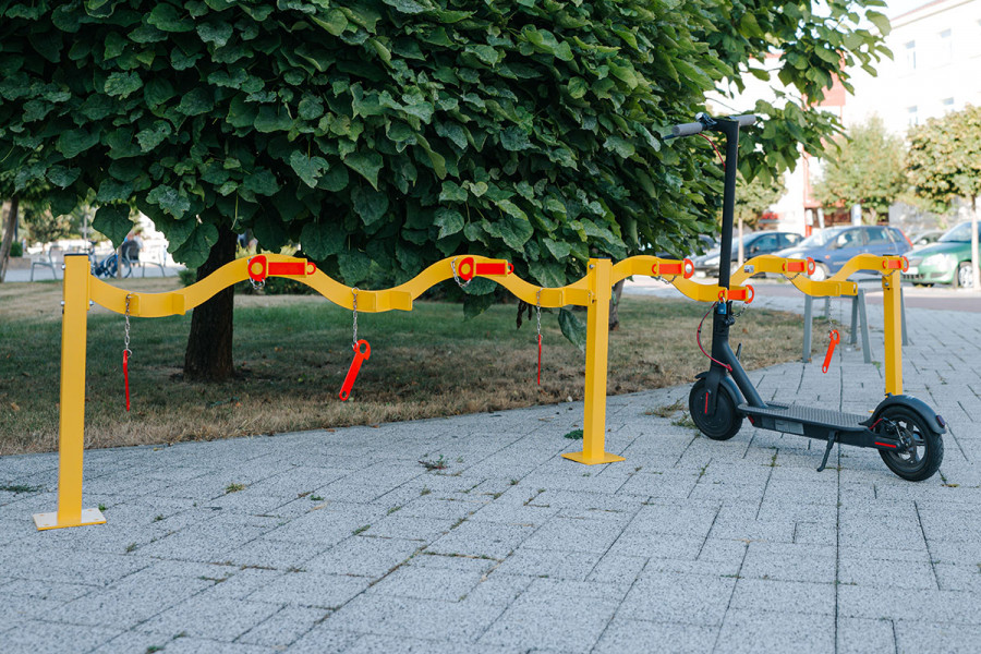 Rollertartó 10 férőhelyes, egyoldalas