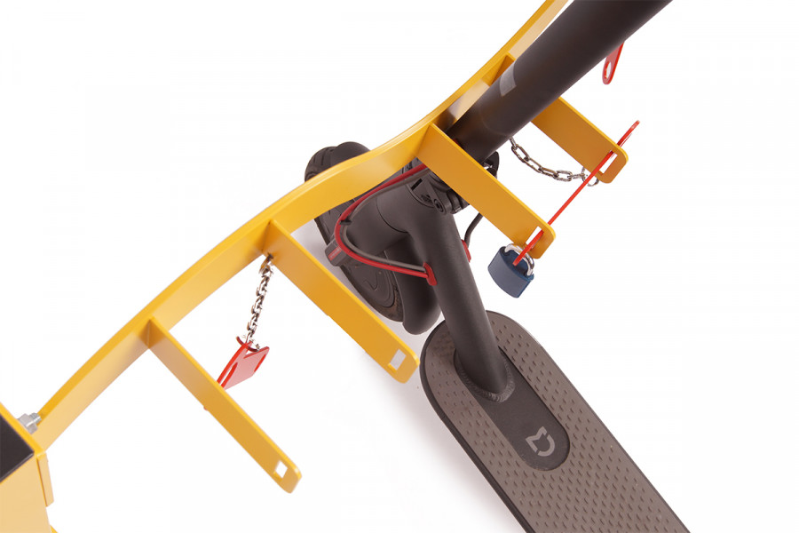 Rollertartó 5 férőhelyes, egyoldalas, színes