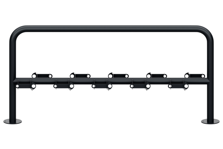 Rollertartó 10 férőhelyes, kétoldalas, színes