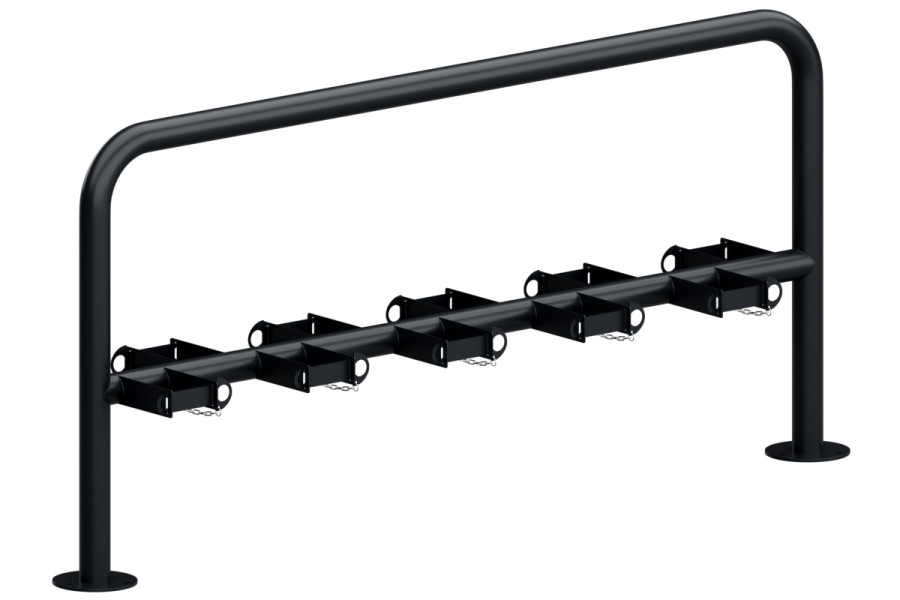 Rollertartó 10 férőhelyes, kétoldalas, színes