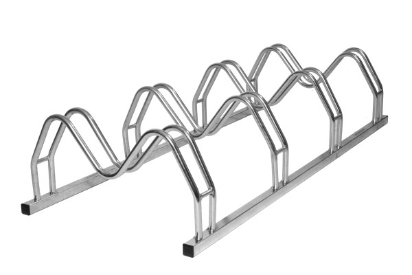 Kétoldalas, 4 kerékpáros MEGA kerékpártartó, horganyzott