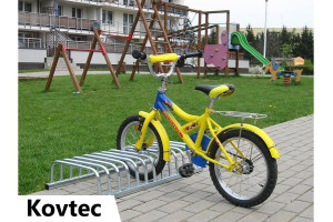 Kétoldalas gyermekkerékpár-tartó, horganyzott