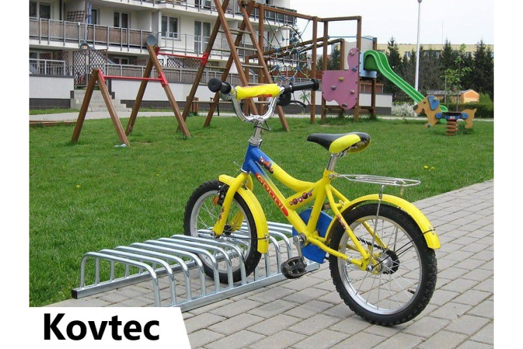 Kétoldalas gyermekkerékpár-tartó, horganyzott